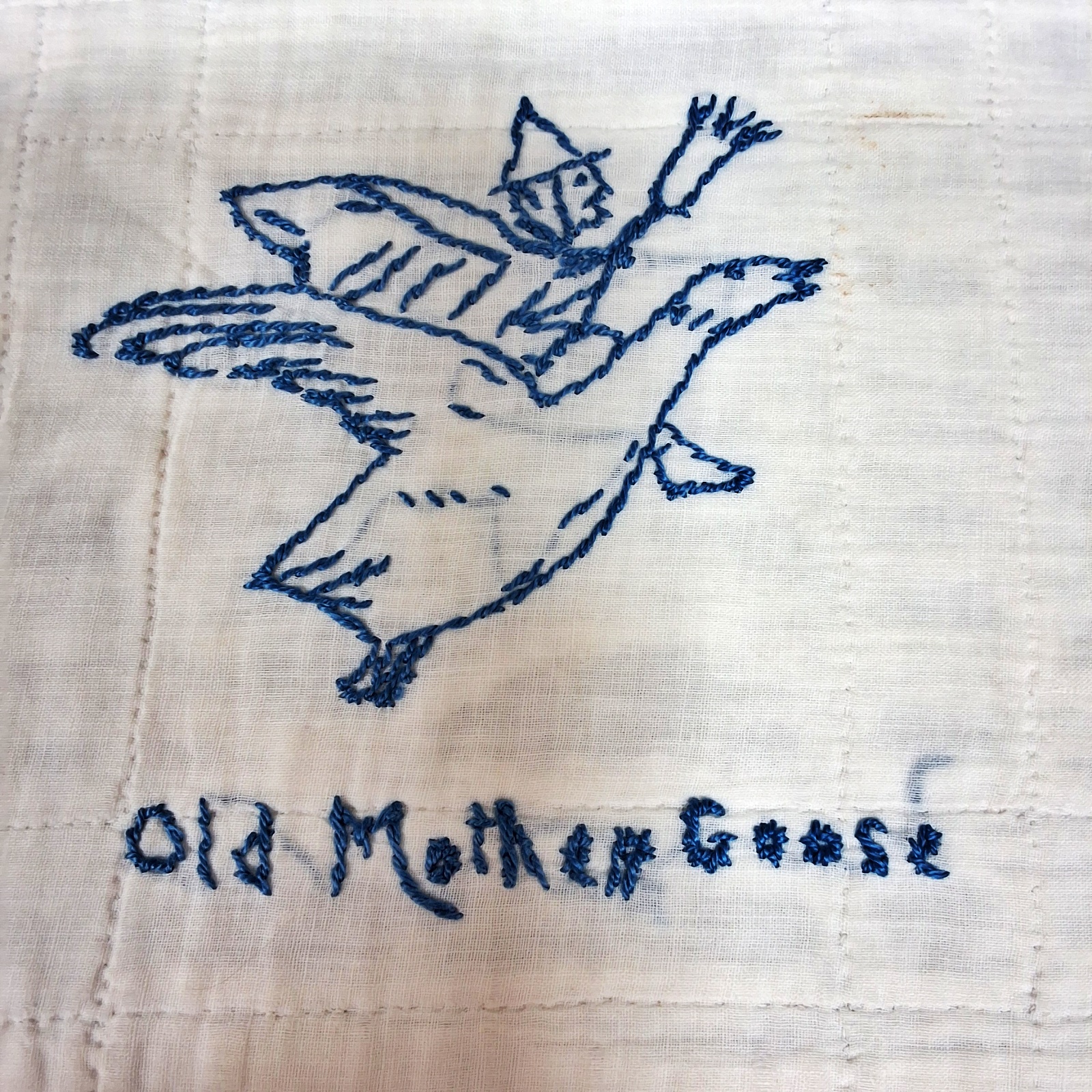 Vintage c1940 Bluework Quilt