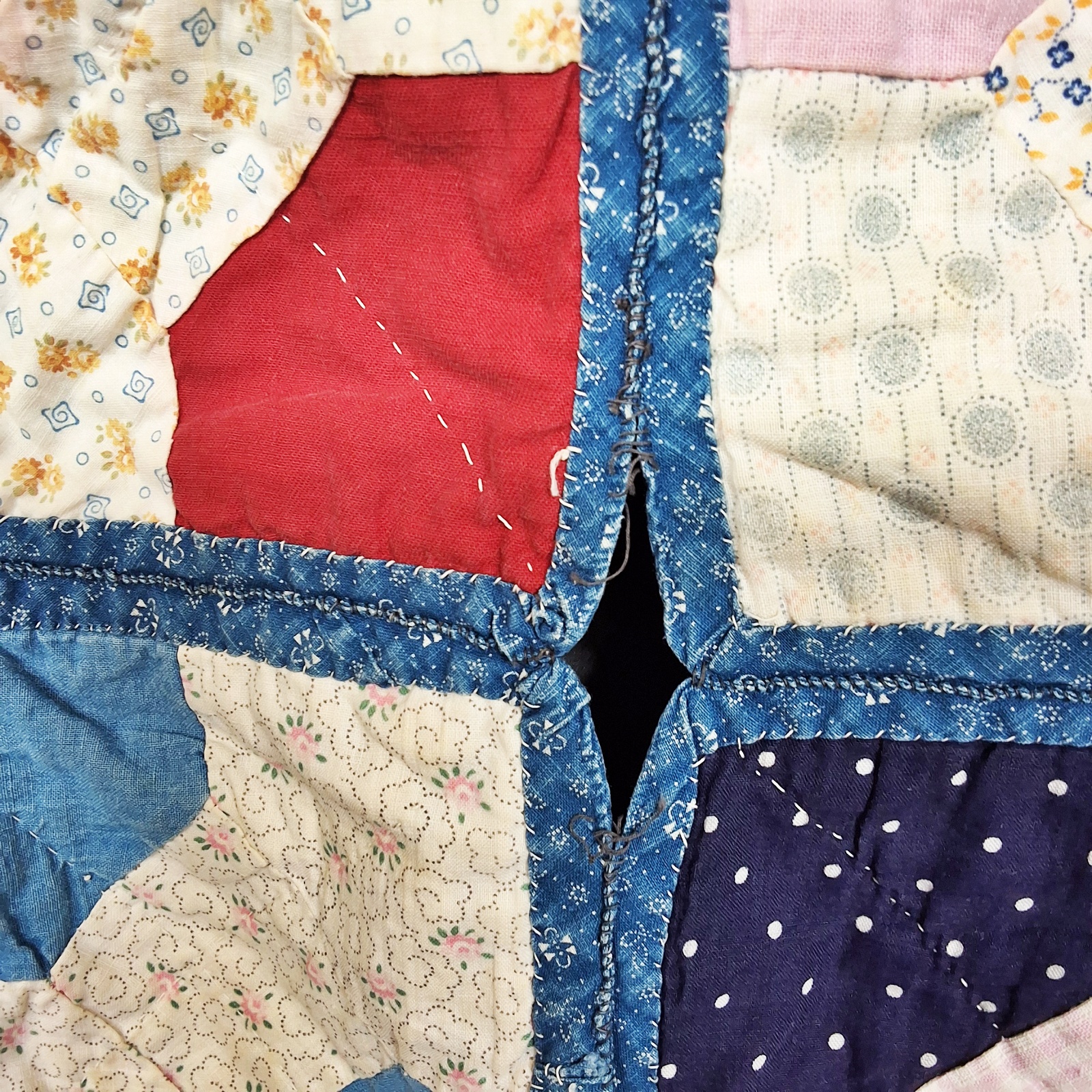 1880-1940s Bow Tie Potholder Quilt