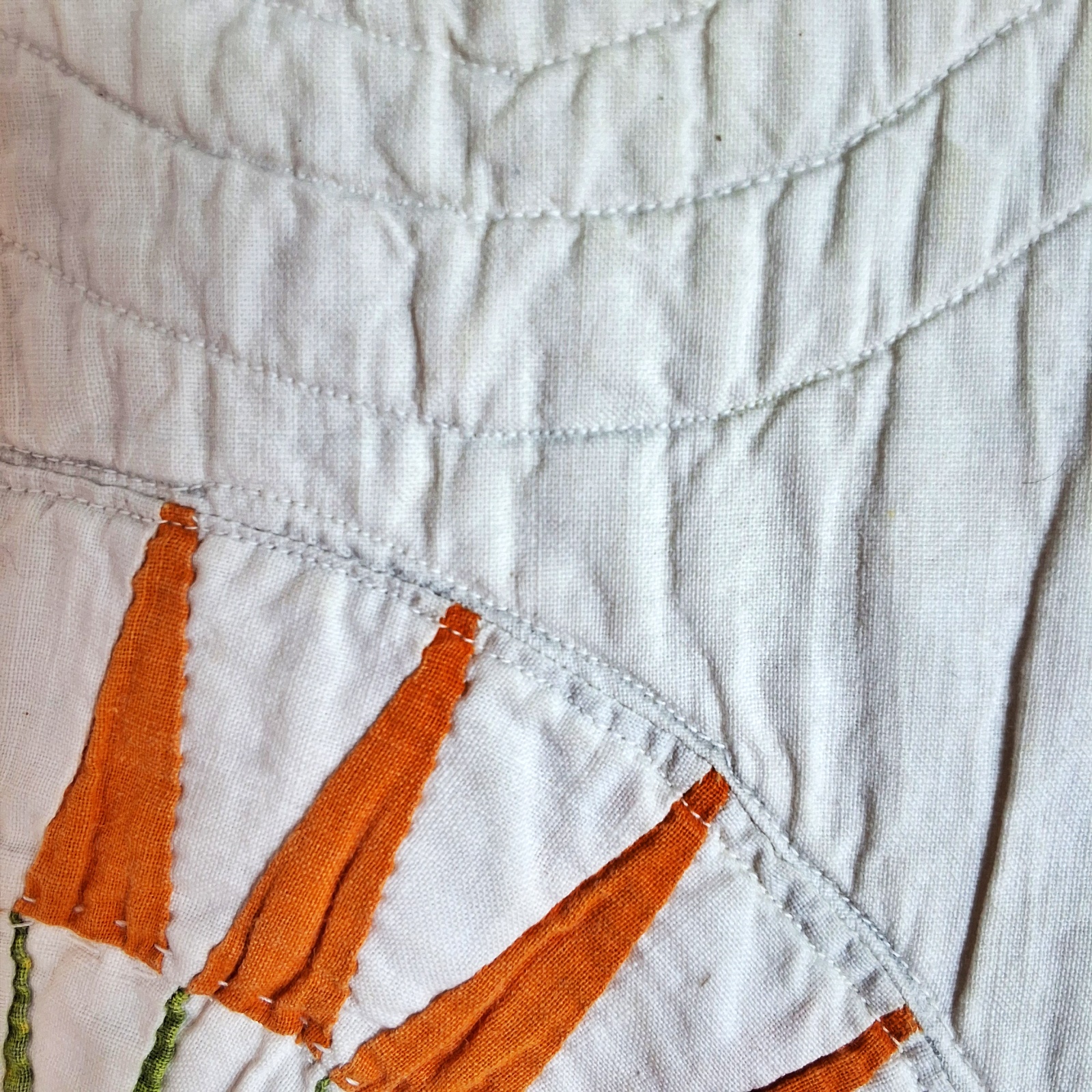 Antique c1870 Mariners Compass Quilt