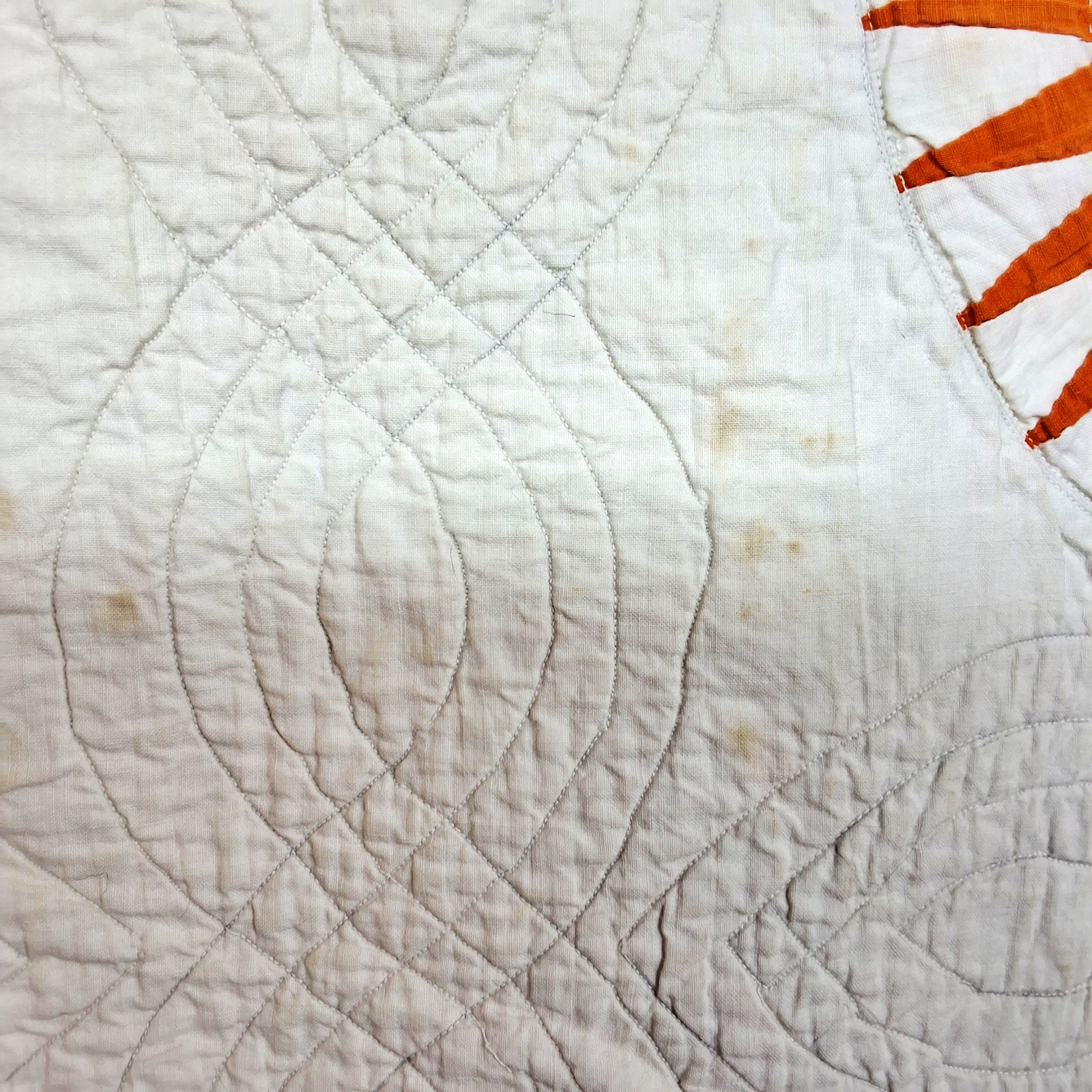 Antique c1870 Mariners Compass Quilt
