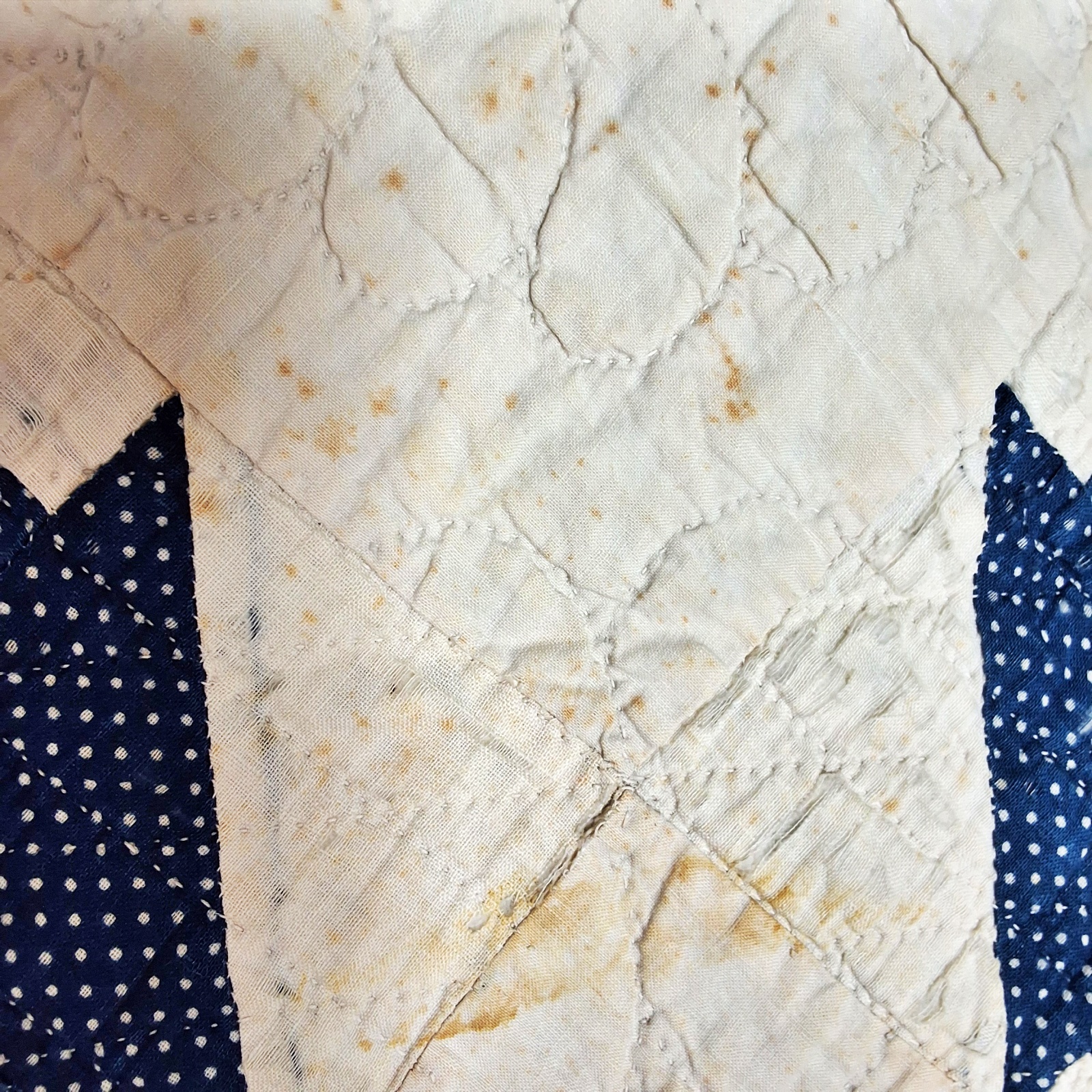 2 Antique Quilts - Monkey Wrench, 4 Patch