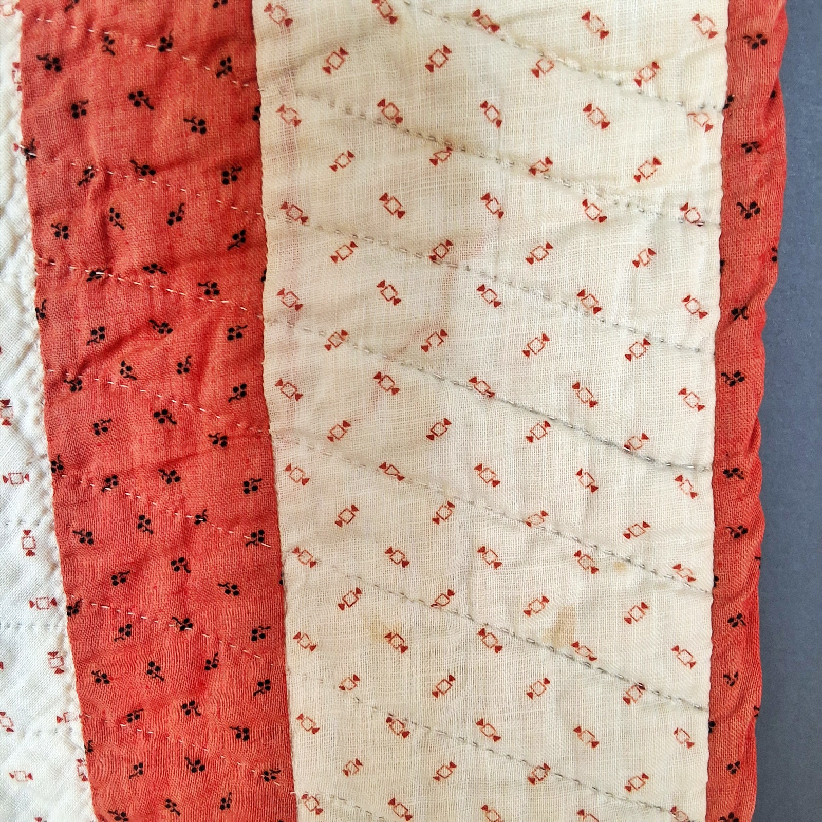Antique c1890 Odd Fellows Quilt