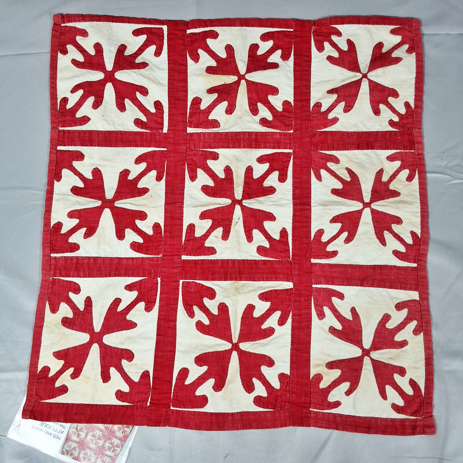 Antique Double Heart Doll Quilt