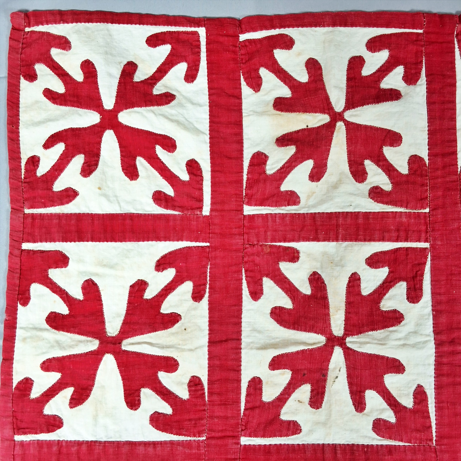 Antique Double Heart Doll Quilt