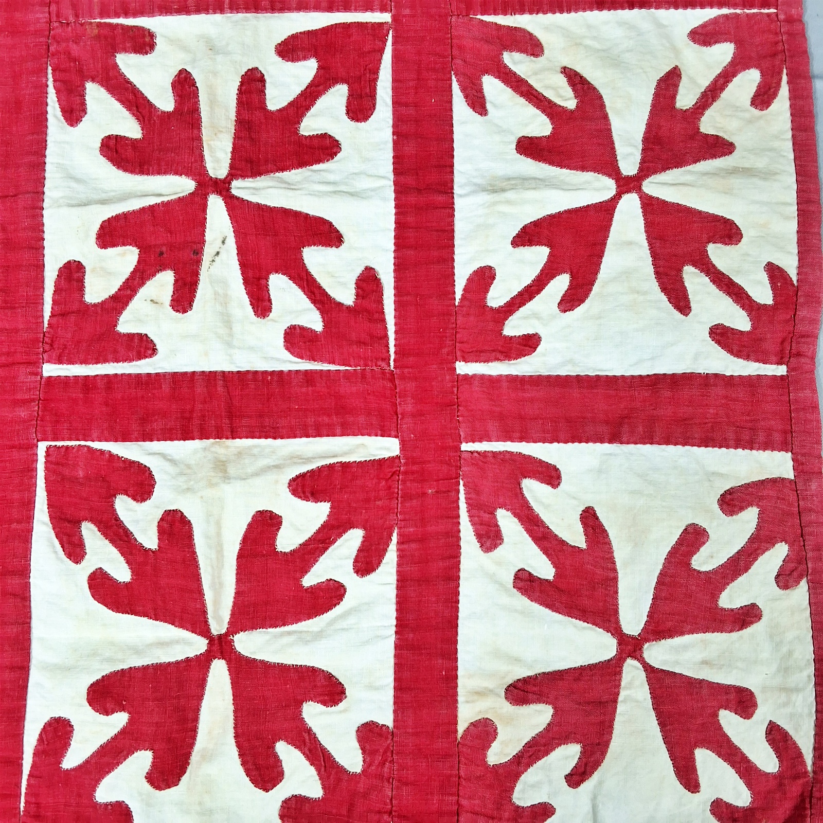 Antique Double Heart Doll Quilt