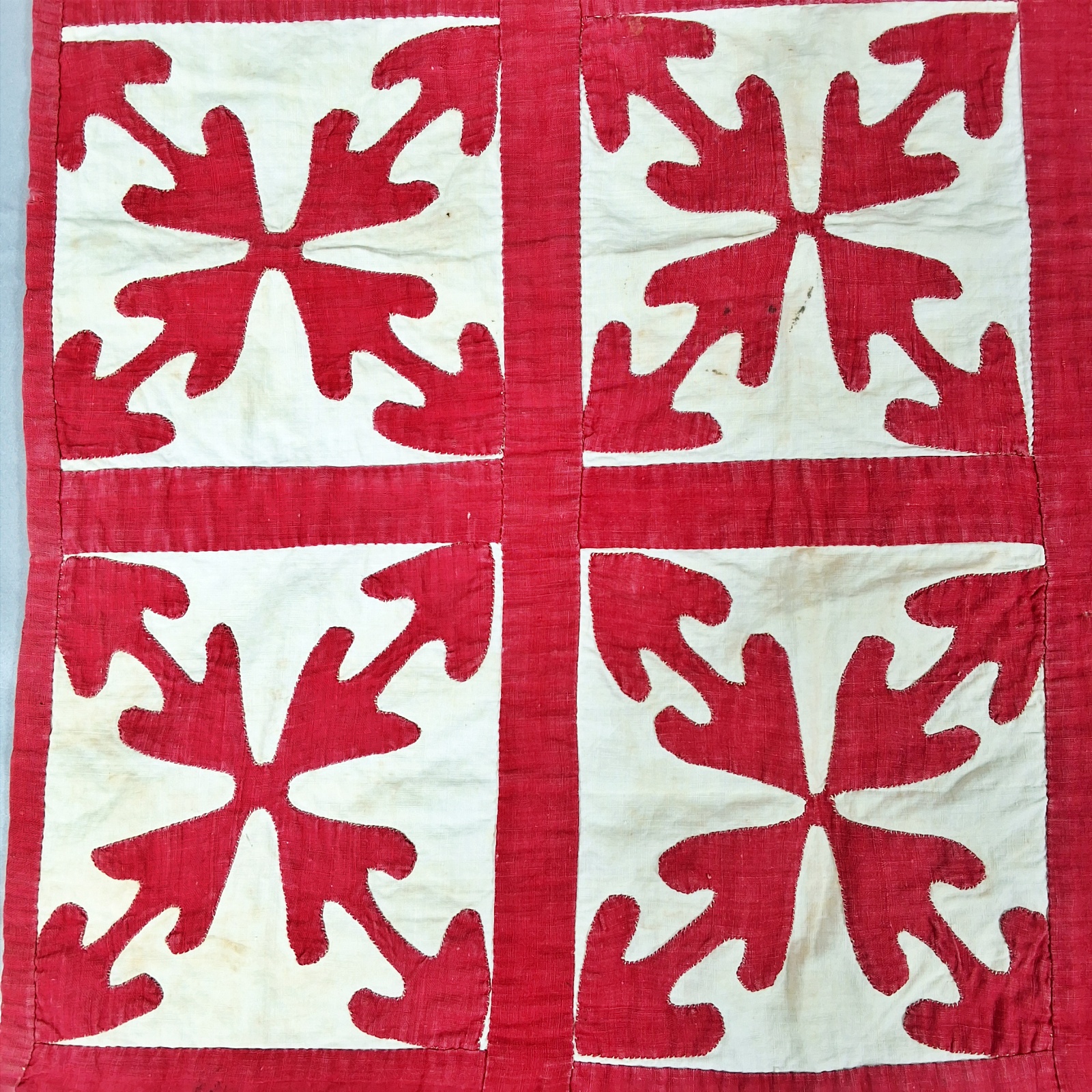 Antique Double Heart Doll Quilt
