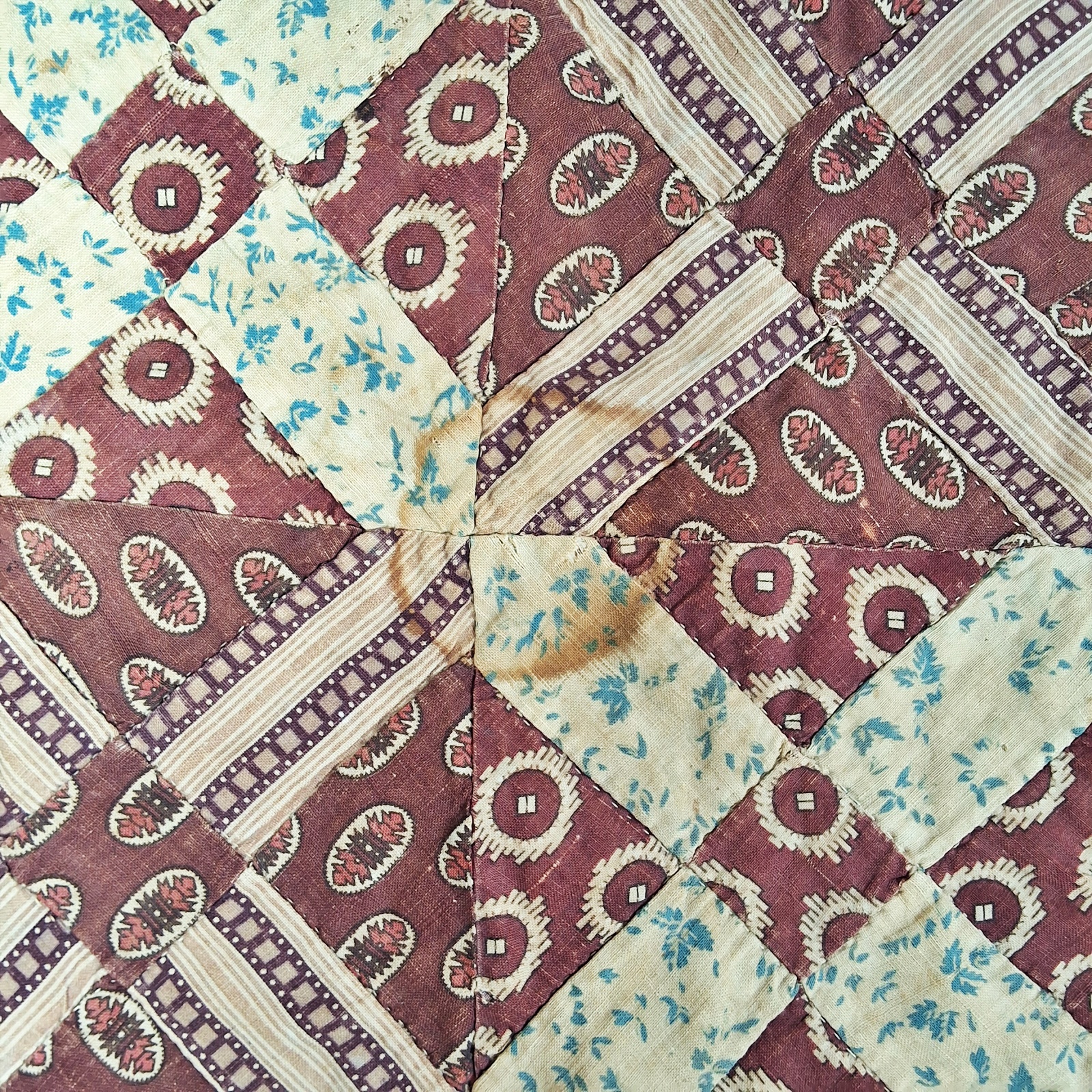 3 Antique Doll Quilts - Early 1800s