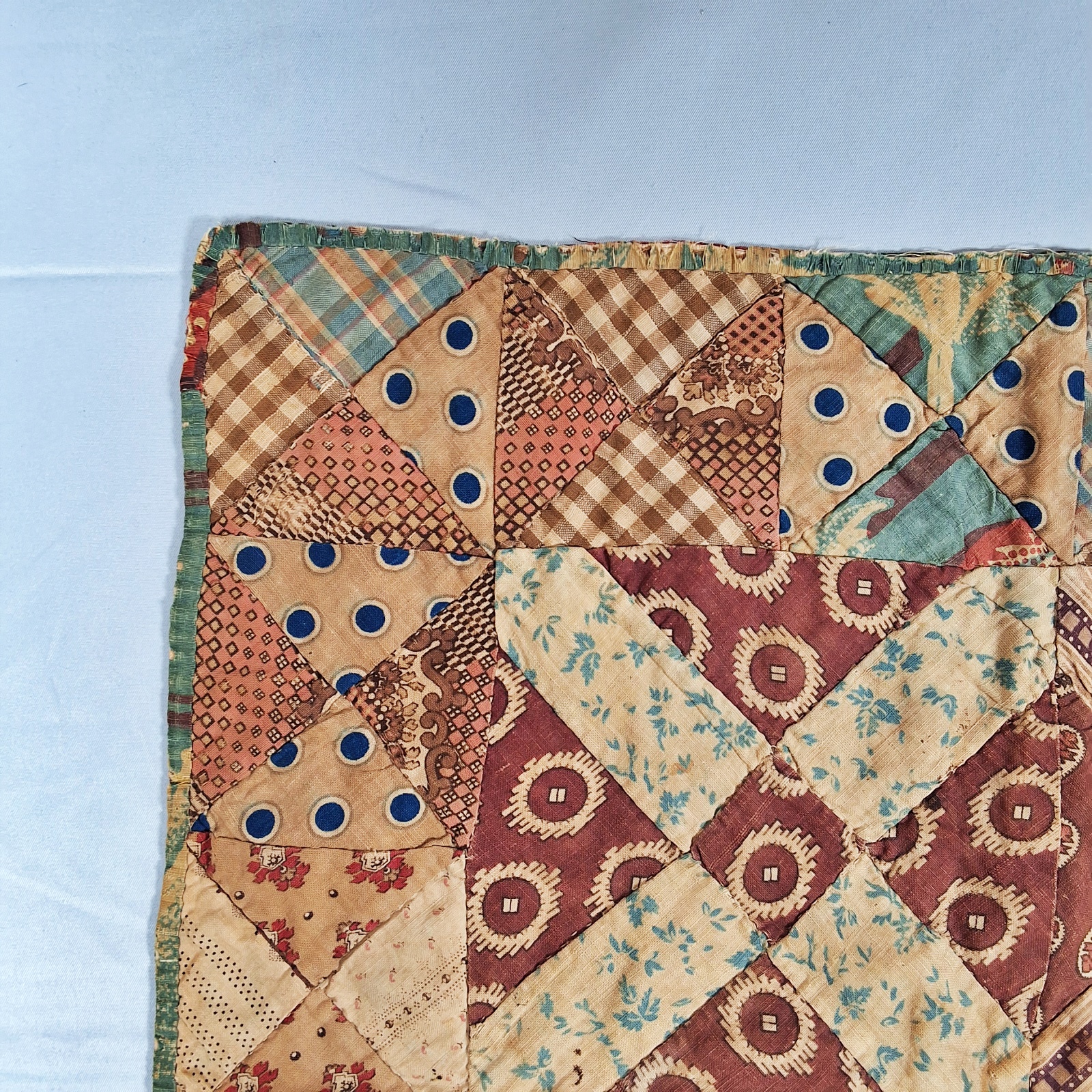 3 Antique Doll Quilts - Early 1800s