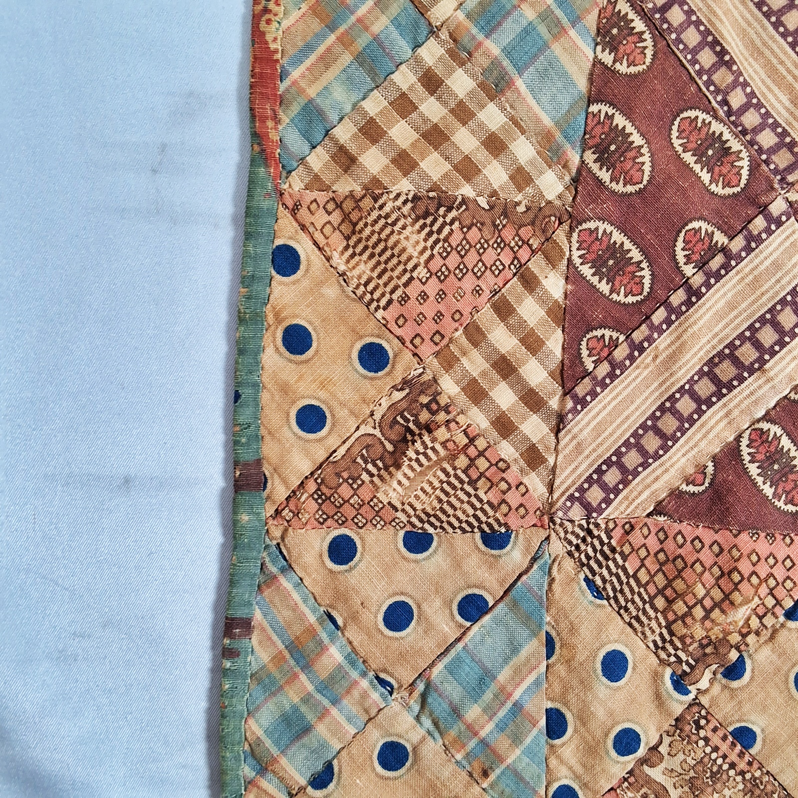 3 Antique Doll Quilts - Early 1800s