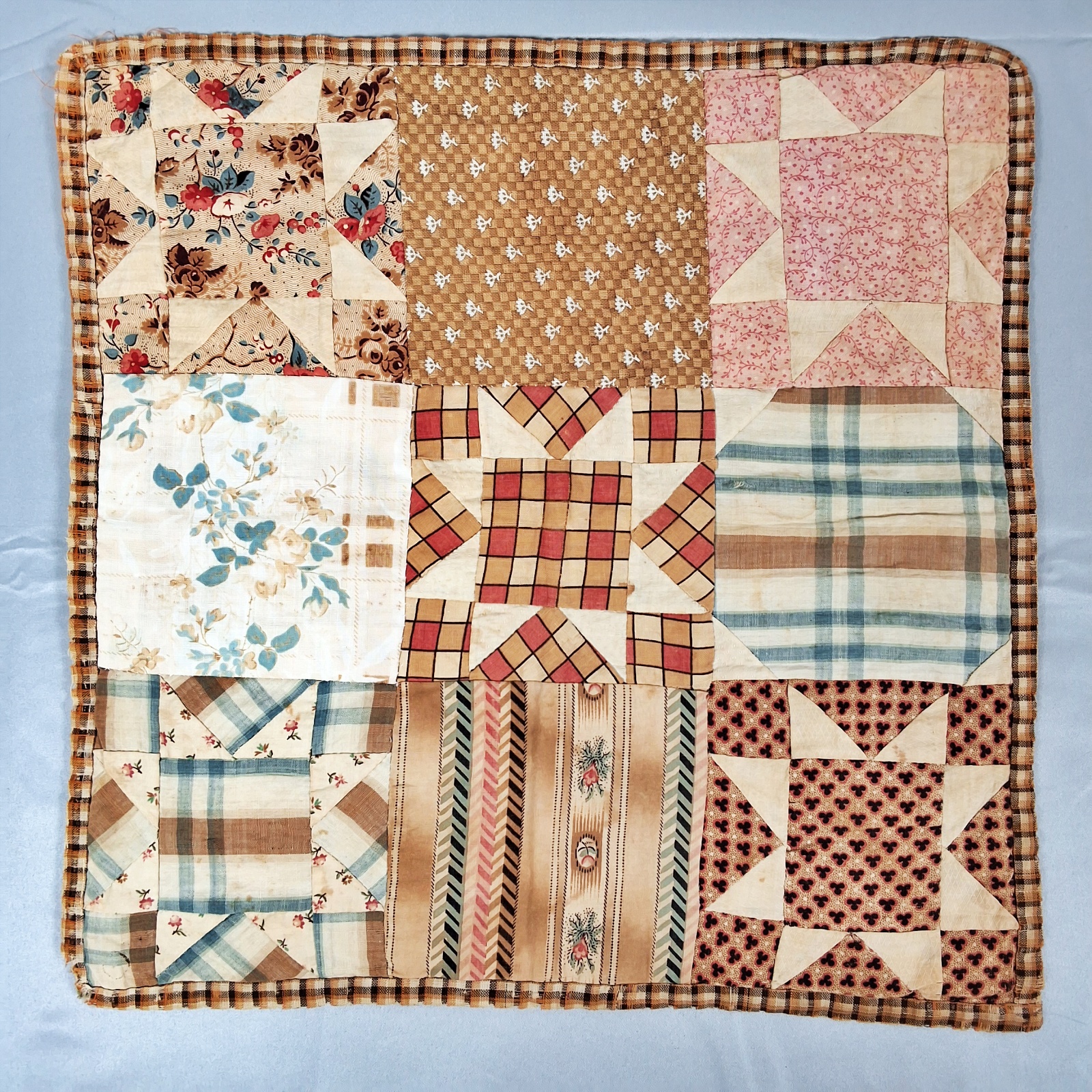 6 Antique Doll Quilts - 1860s