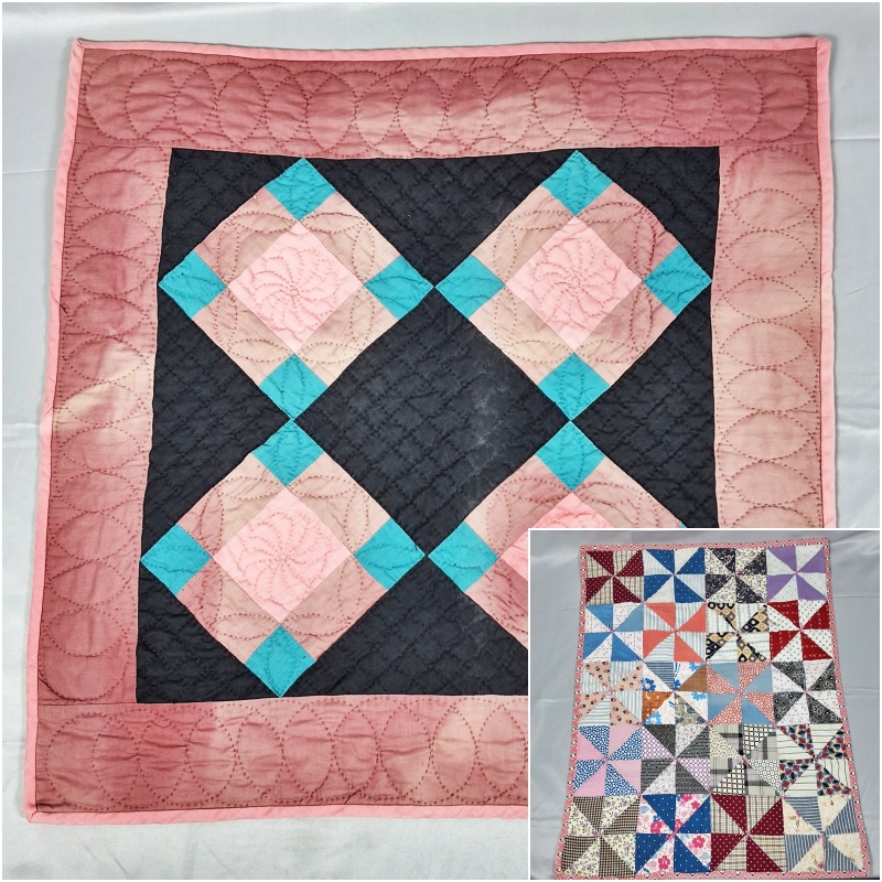 2 Vintage Doll Quilts