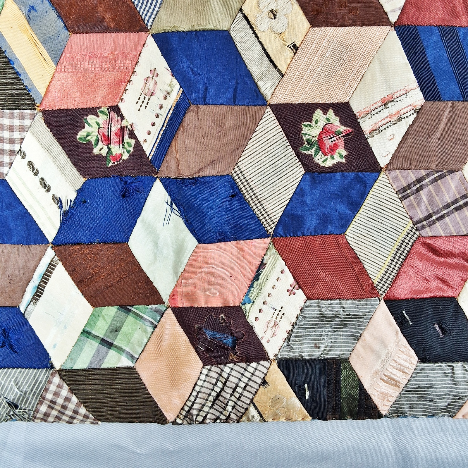 2 Antique 1860s Doll Quilts