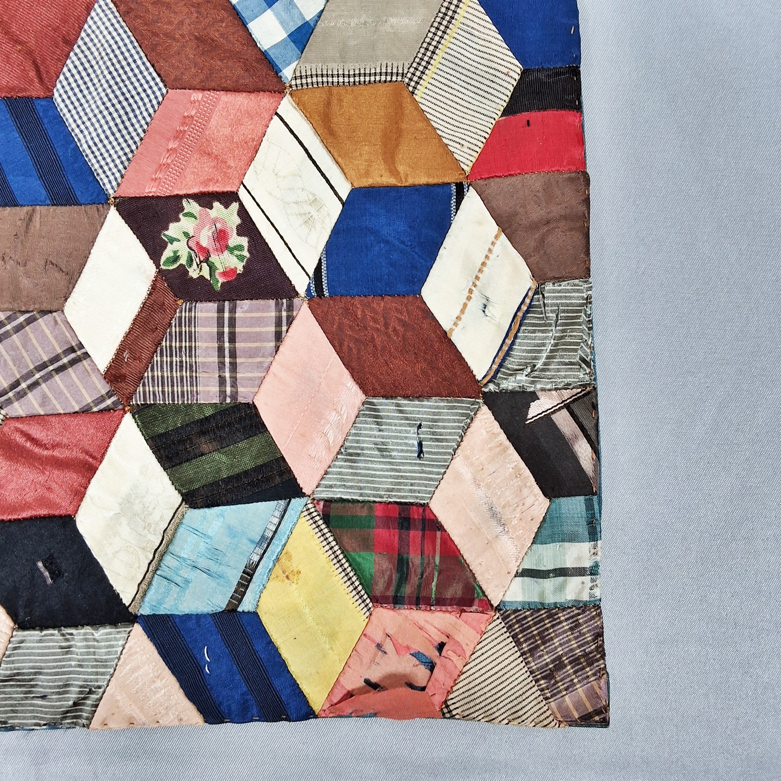 2 Antique 1860s Doll Quilts