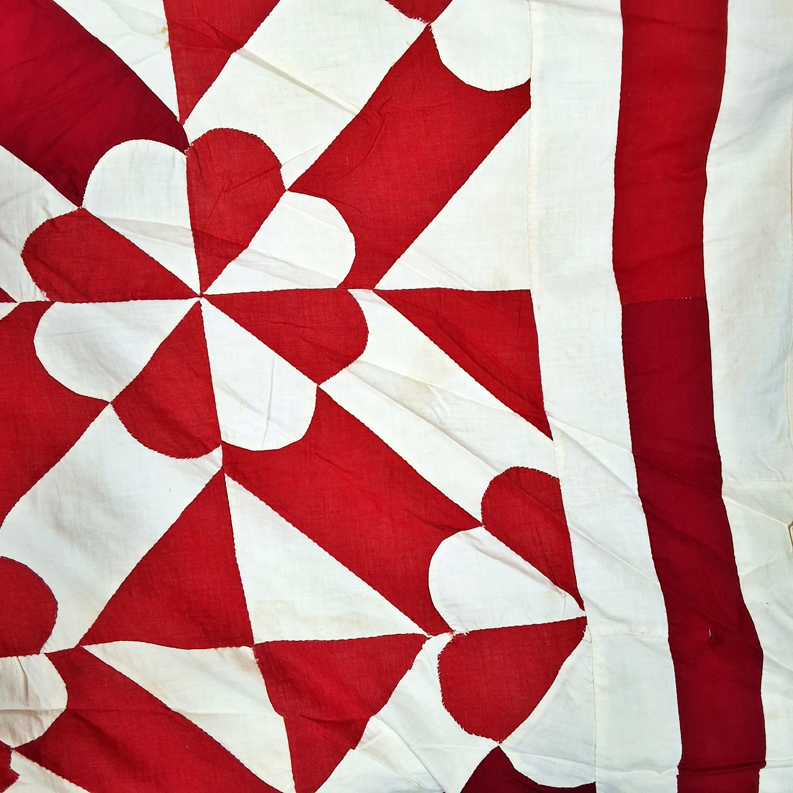 Antique 1900s Martha Choice Quilt Top