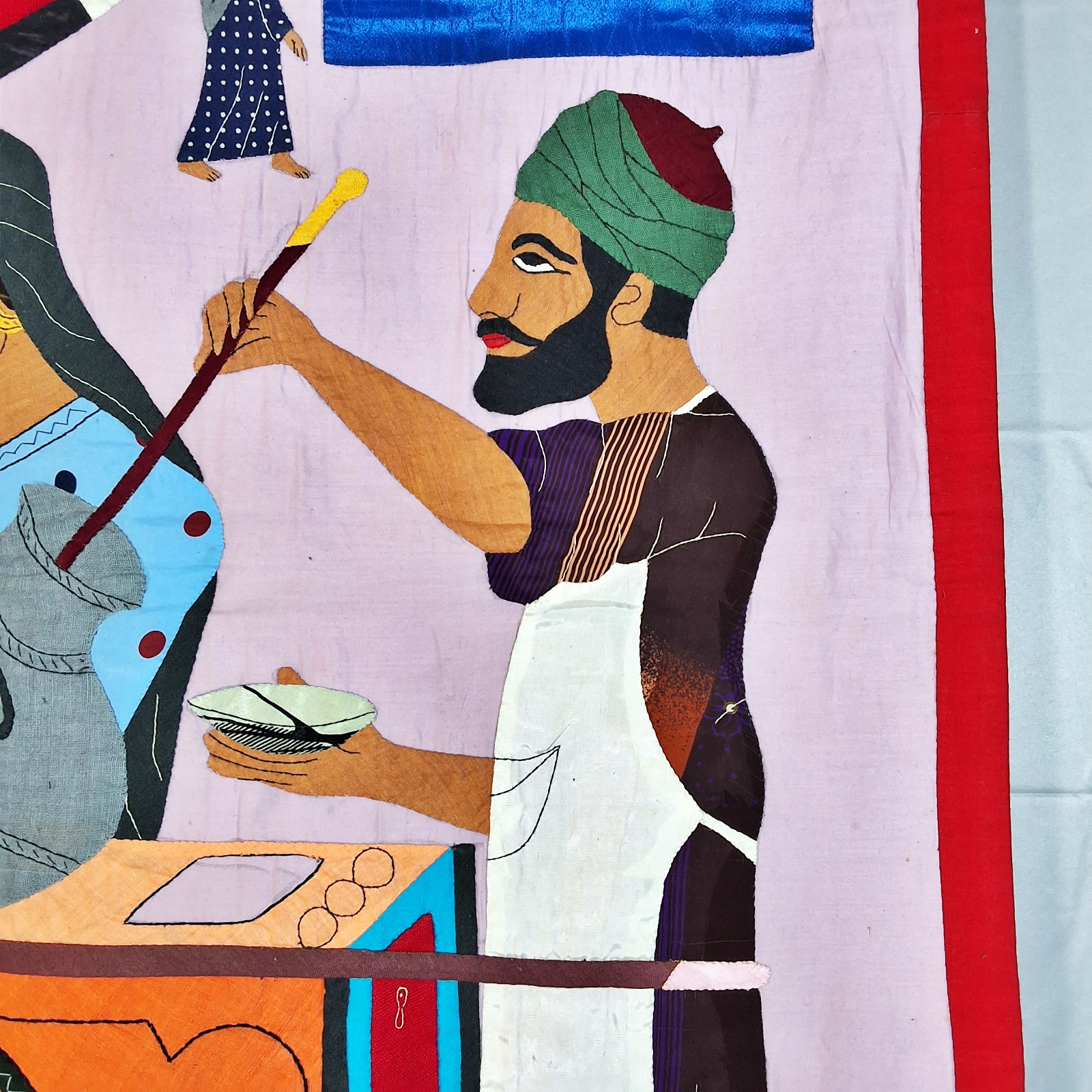Egyptian Applique Tentmakers of Cairo - Market Scene