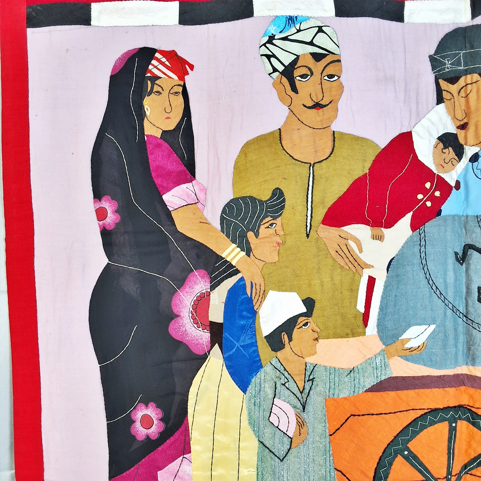 Egyptian Applique Tentmakers of Cairo - Market Scene