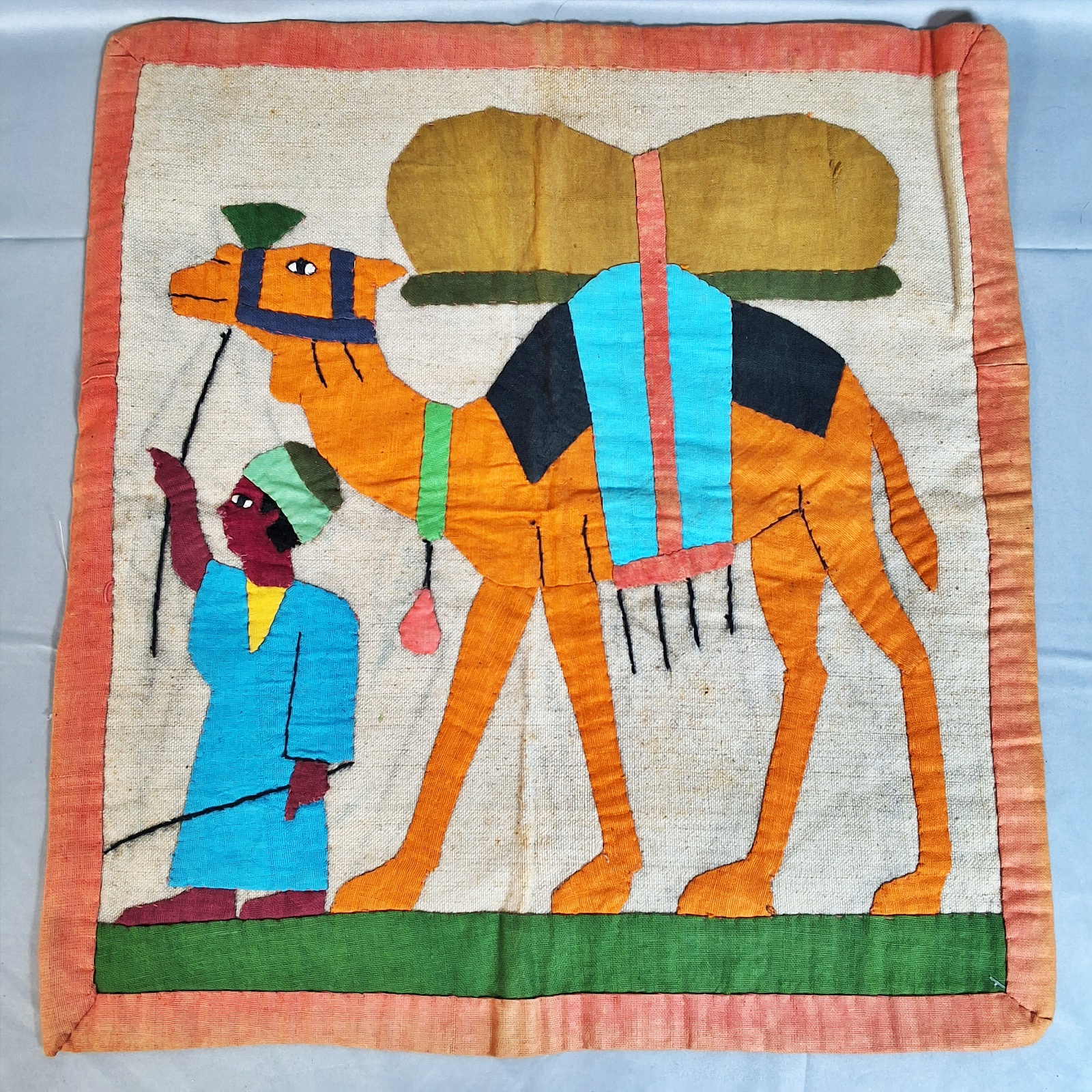 Egyptian Applique Tentmakers of Cairo - Man and Camel
