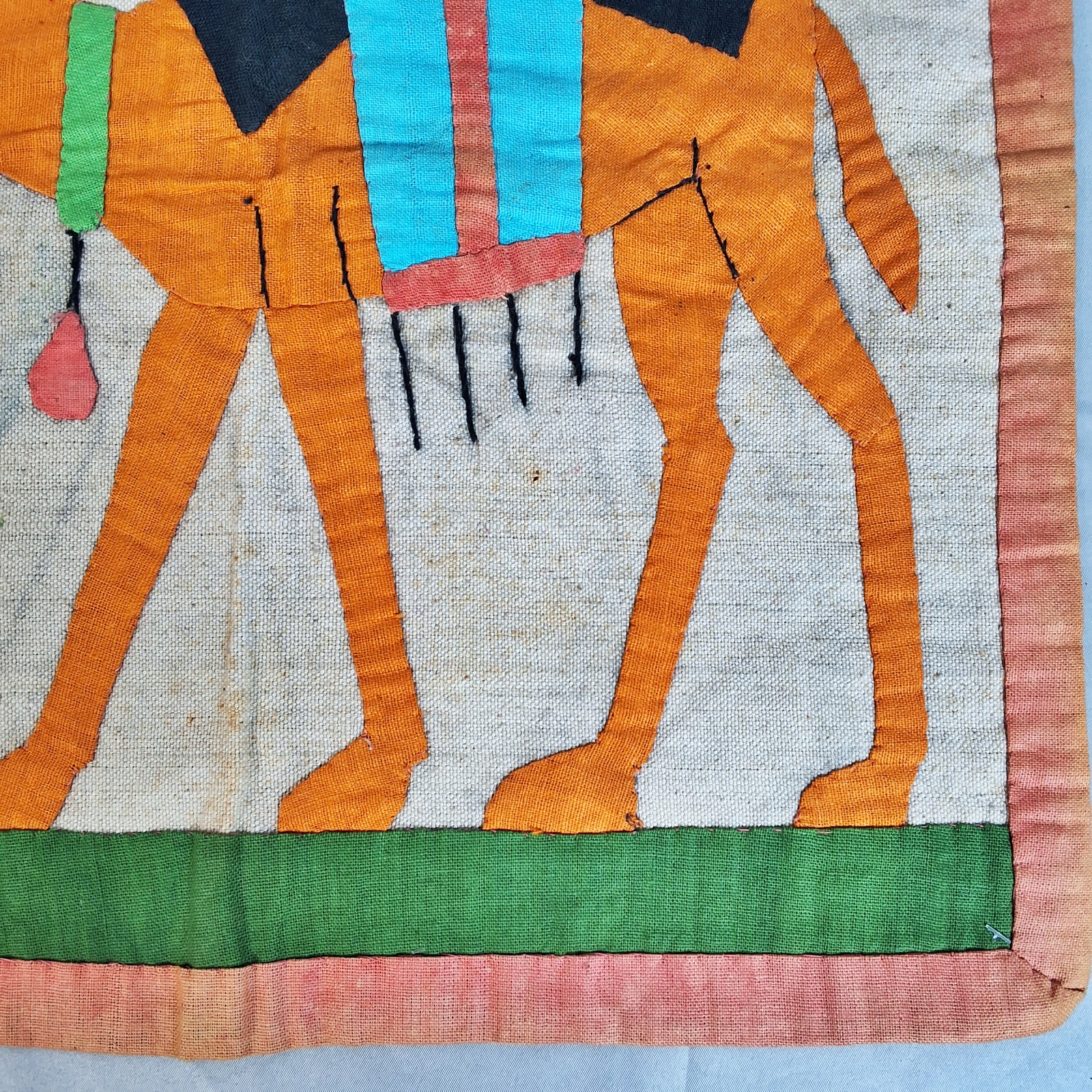 Egyptian Applique Tentmakers of Cairo - Man and Camel