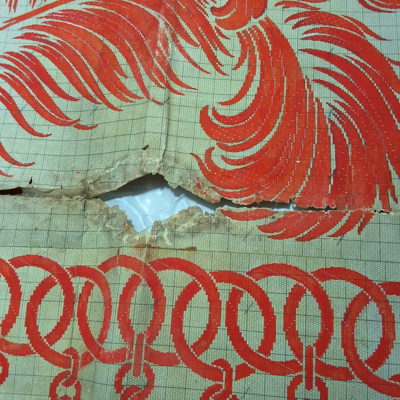 Antique Mise-en-Carte - Flying Bird