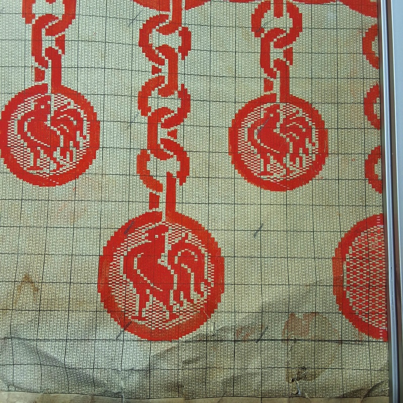 Antique Mise-en-Carte - Flying Bird