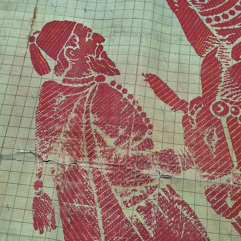 Antique Mise-en-Carte - Red Figural