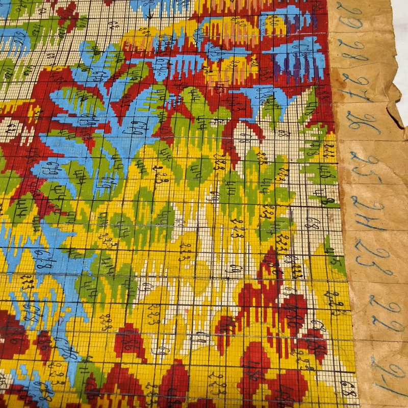 Antique Mise-en-Carte - Couple with Flowers