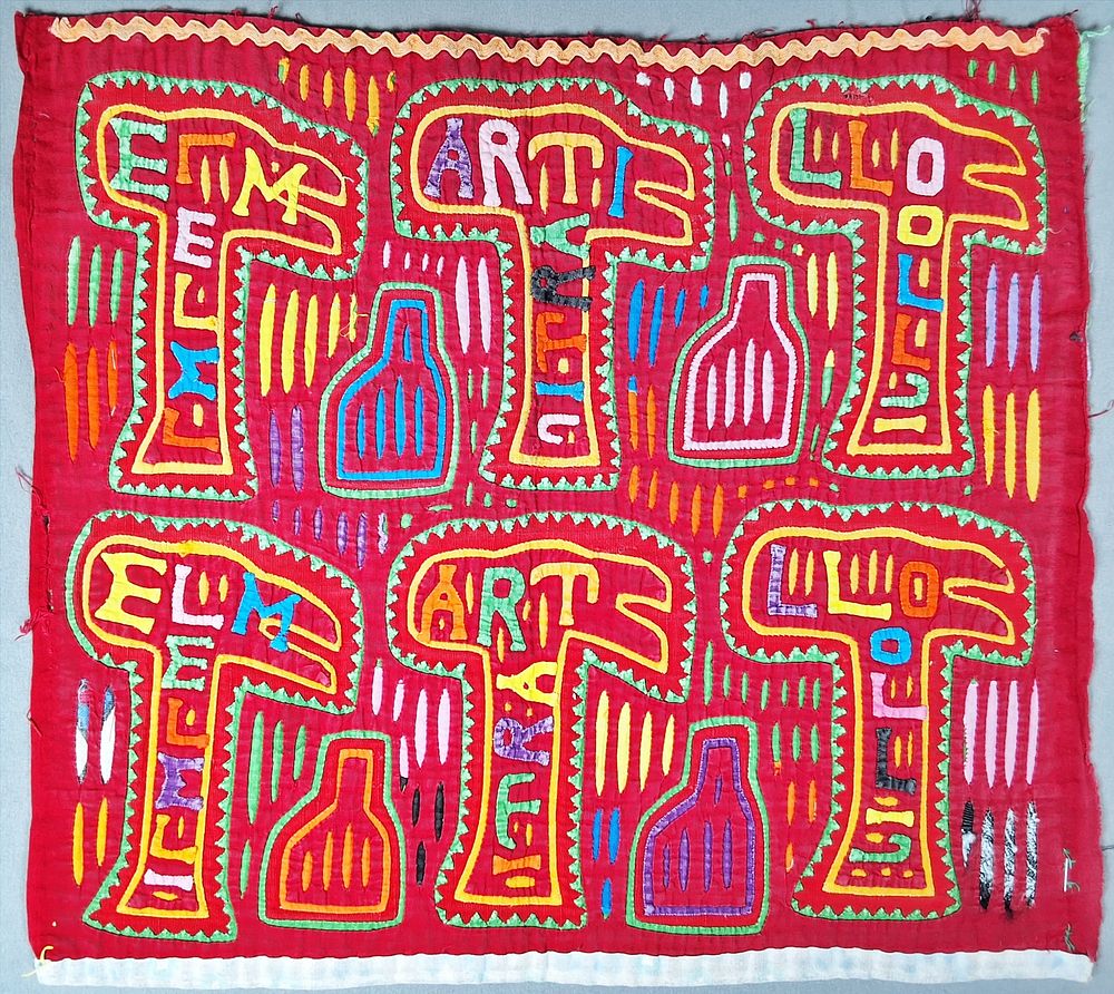 Lot 213: Guna Mola Panel Hammers and Vessels