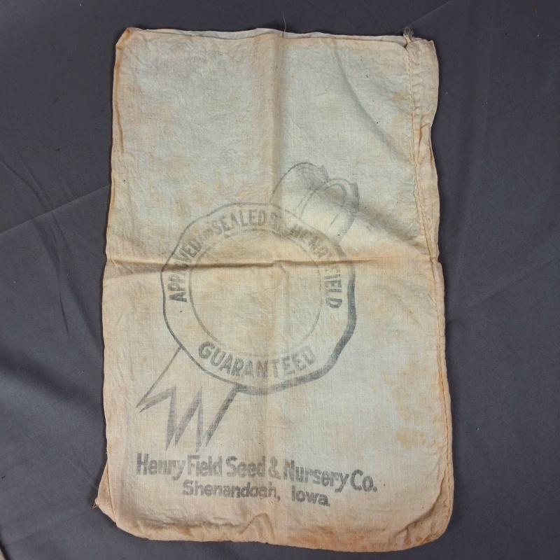 Group of 10 Vintage Advertising Feedsacks