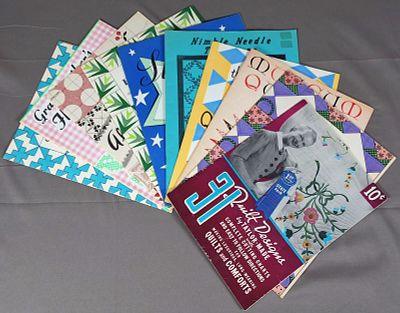 10 Vintage Quilt Pattern Books. Includes Grandmother's Patchwork Quilts: Complete Instructions 