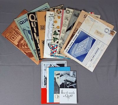 15 Pieces of Quilt Ephemera - Patterns, Catalogs and More. Includes Heirloom Quilts, Book No. 
