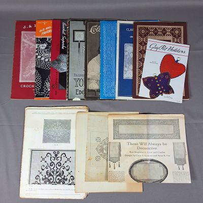 10 Pieces of Vintage Lace Ephemera. 10 Pieces of Antique and Vintage Lace Ephemera. Includes Gay 