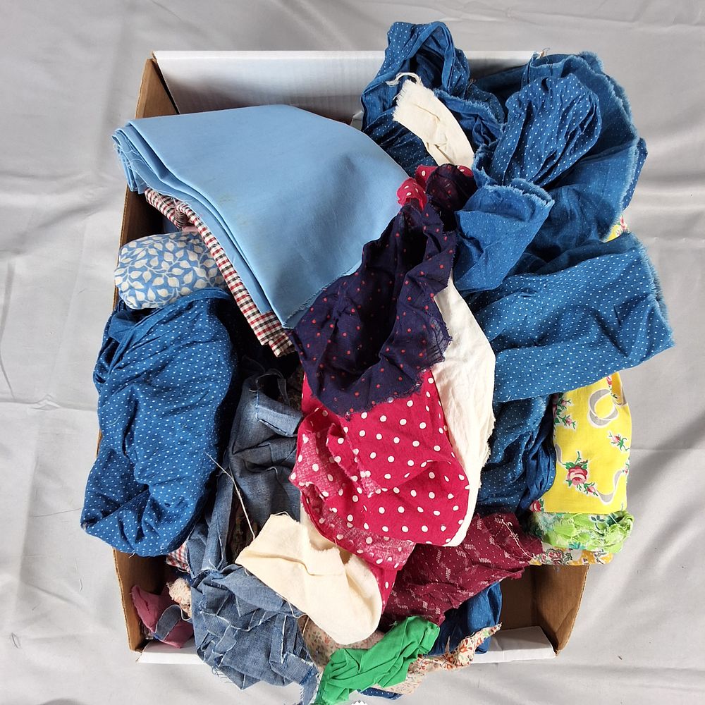 Lot 4: 19th Century Fabric Scraps