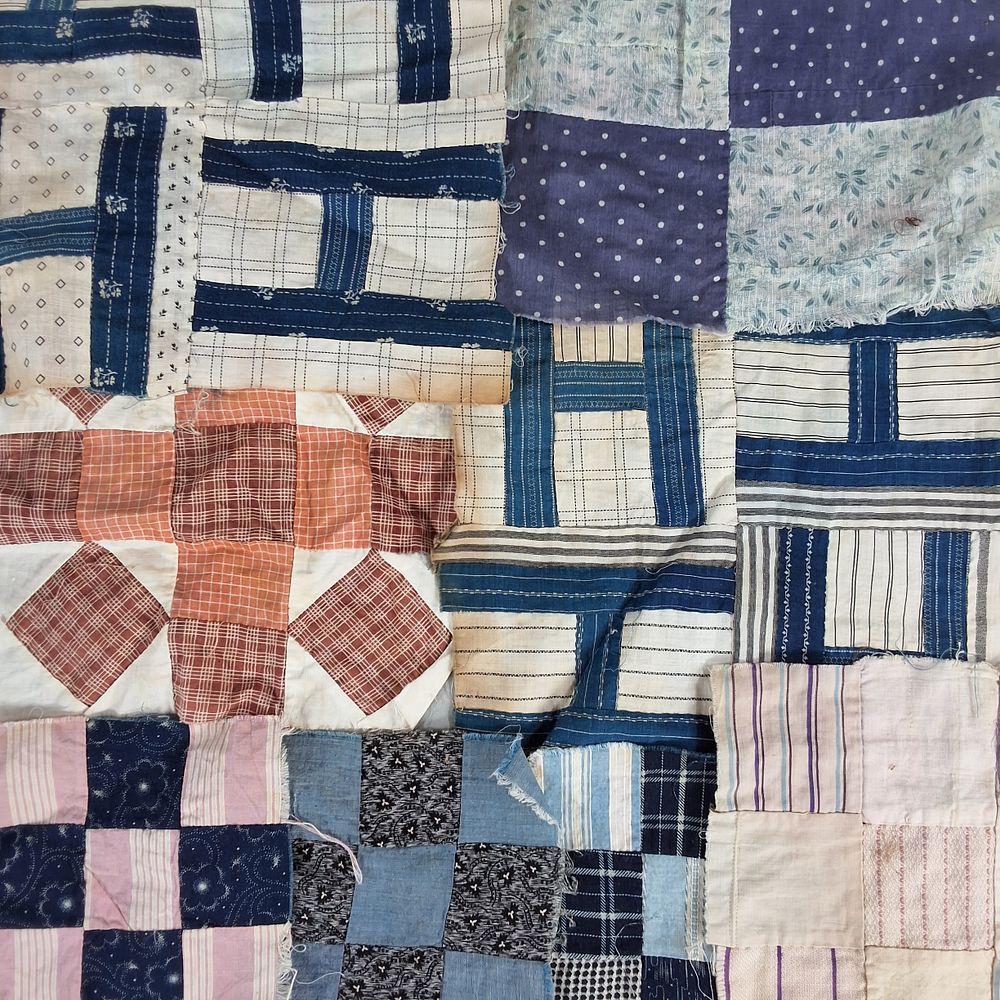Lot 10: 19th Century Quilt Blocks