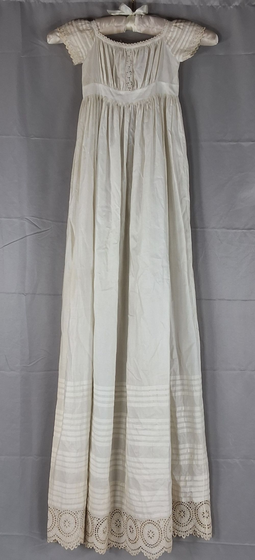 Lot 11: Antique Edwardian 1900s Baby Gown