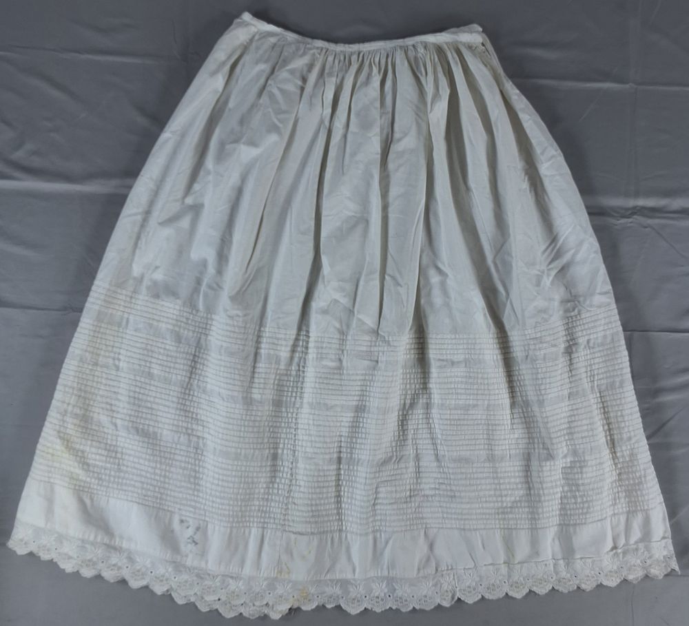Lot 15: Antique 1890s Petticoat with Defined Hem