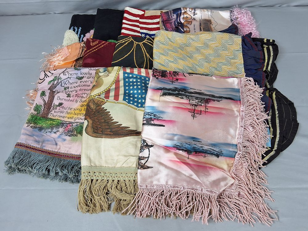 Lot 17: 11 Stylized Pillowcases