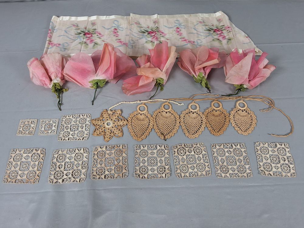 Lot 24: Miscellaneous Lace Items and More