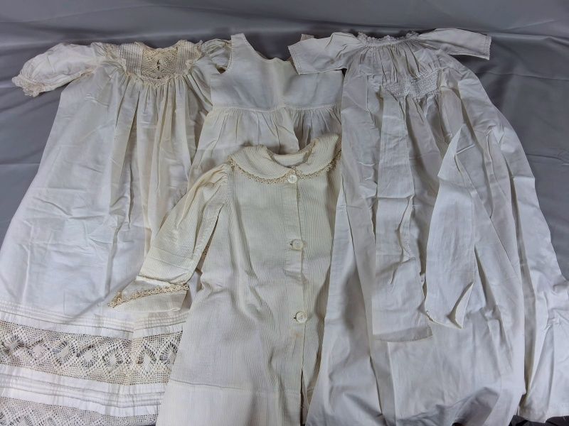 Lot 13: 4 Children's White Dresses