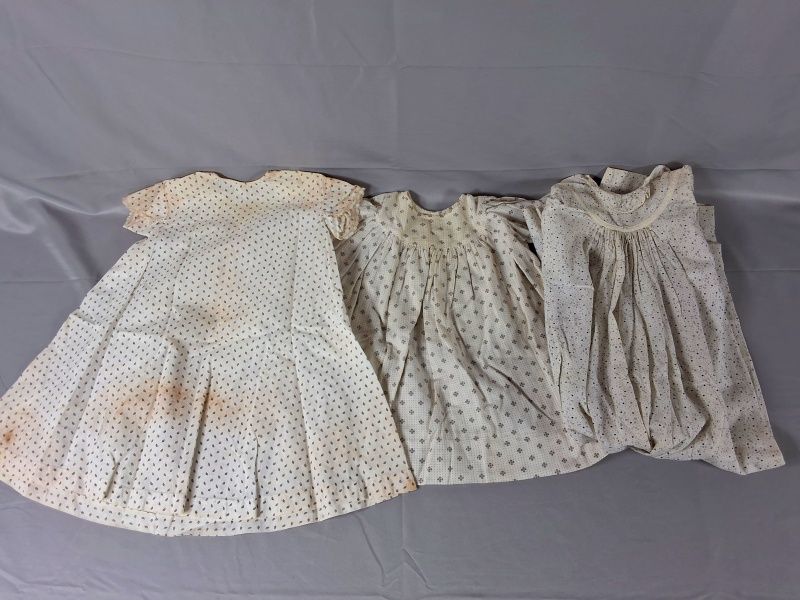Lot 5: 3 Antique Children's Dresses