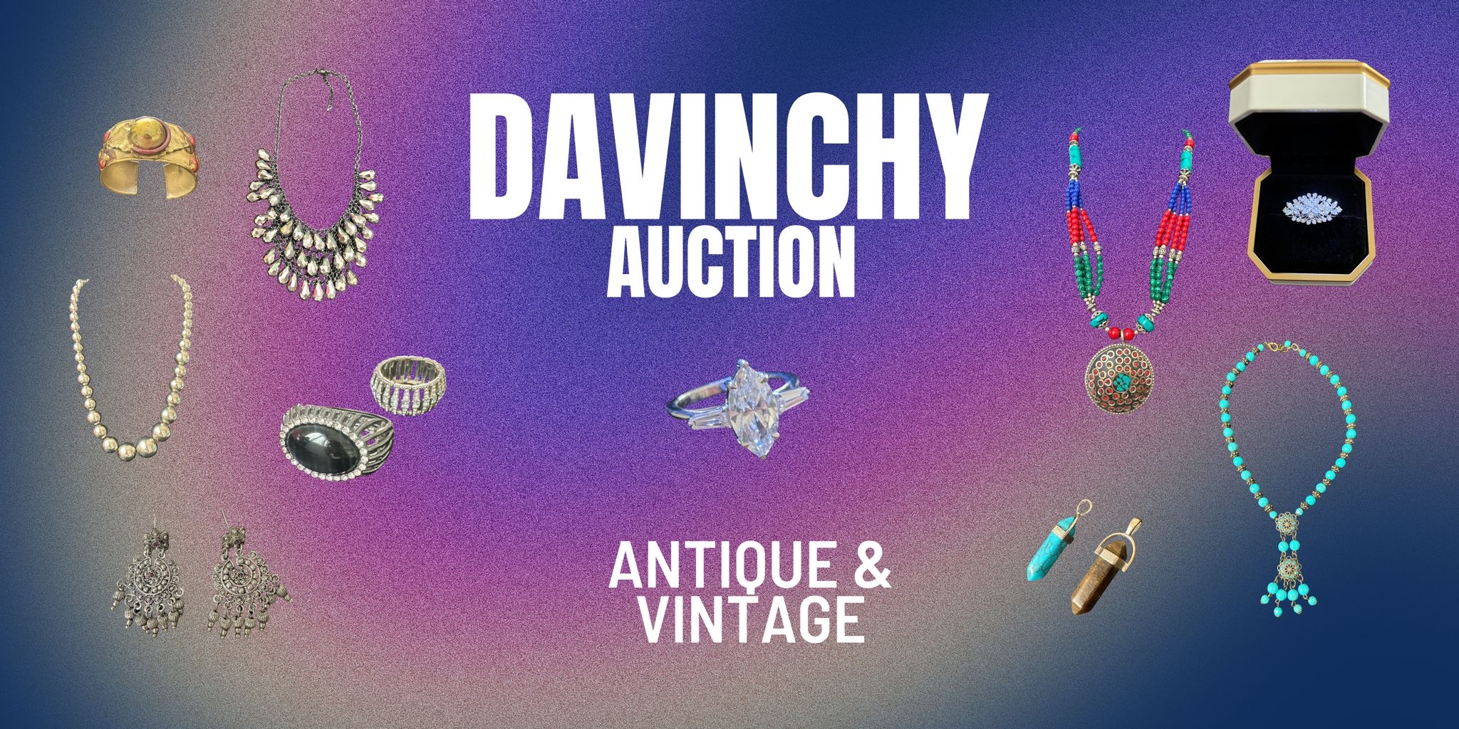 Davinchy Auctions | ‏תכשיטים וינטאז מאנגליה קולקציה