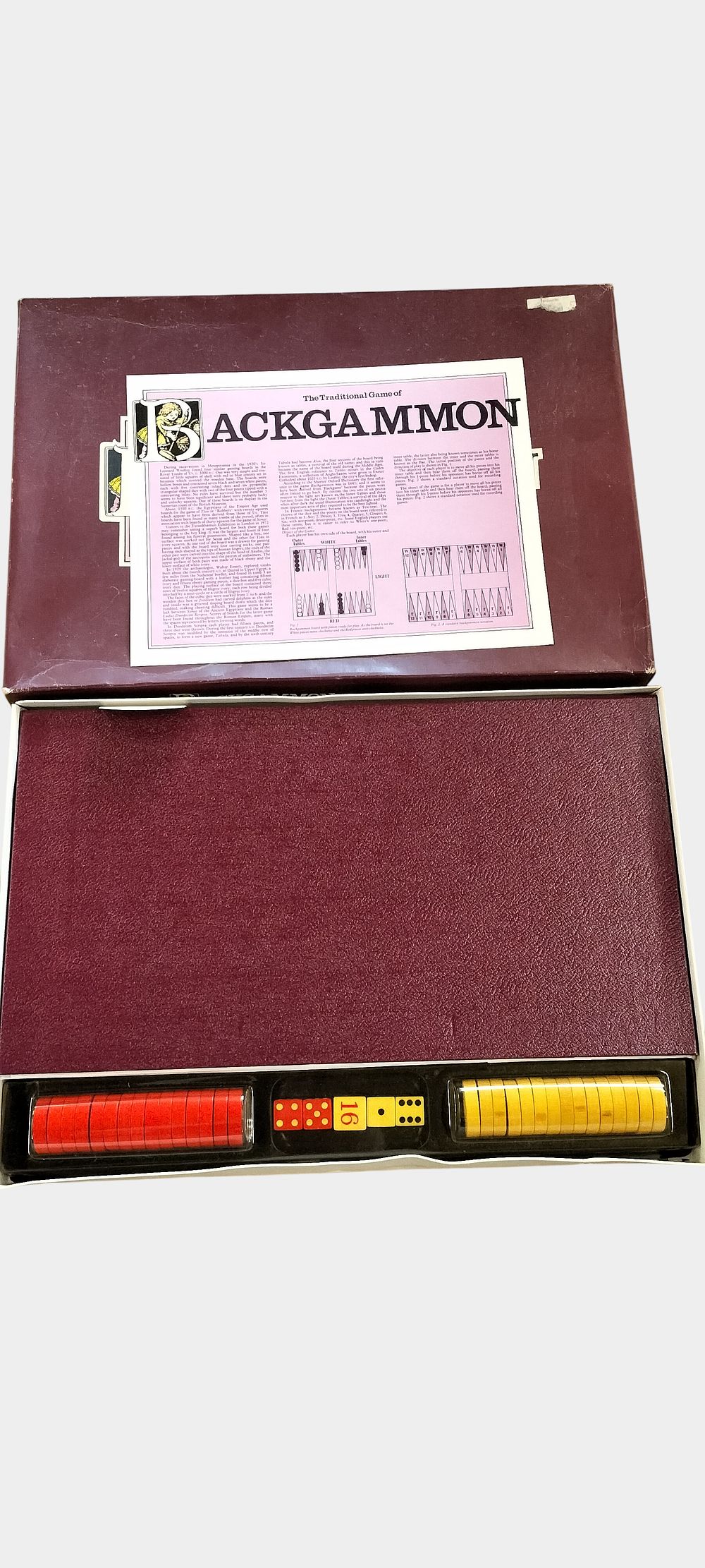 Lot 453: Ingham Day The Traditional Game of Backgammon Complete Set