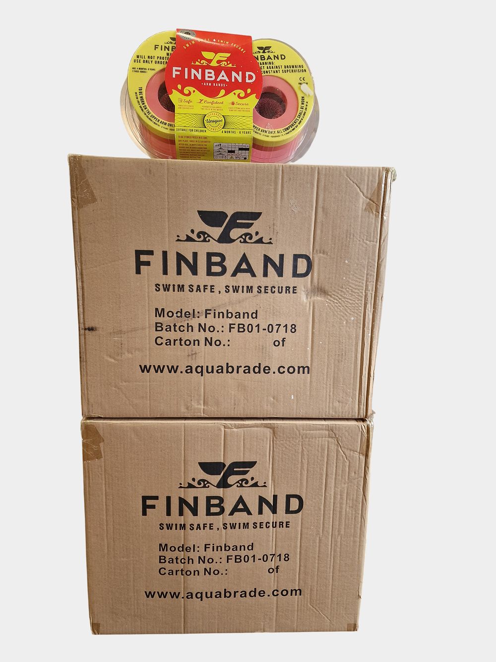 Lot 590: x16 Finband Childrens Swimming Arm Bands