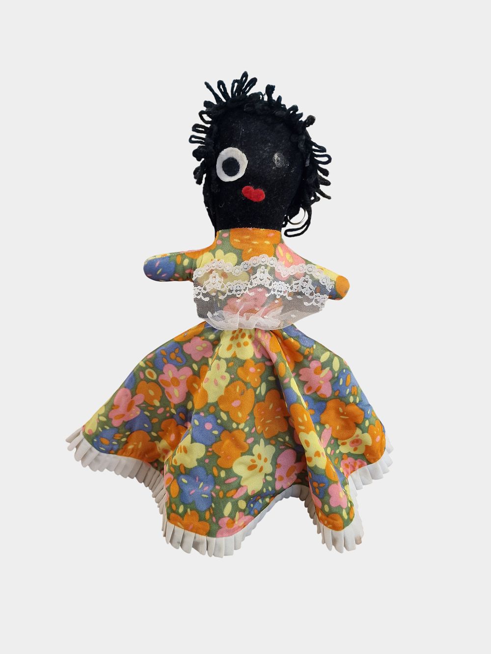 Lot 599: Vintage Topsy-Turvy Reversible Cloth Rag Doll
