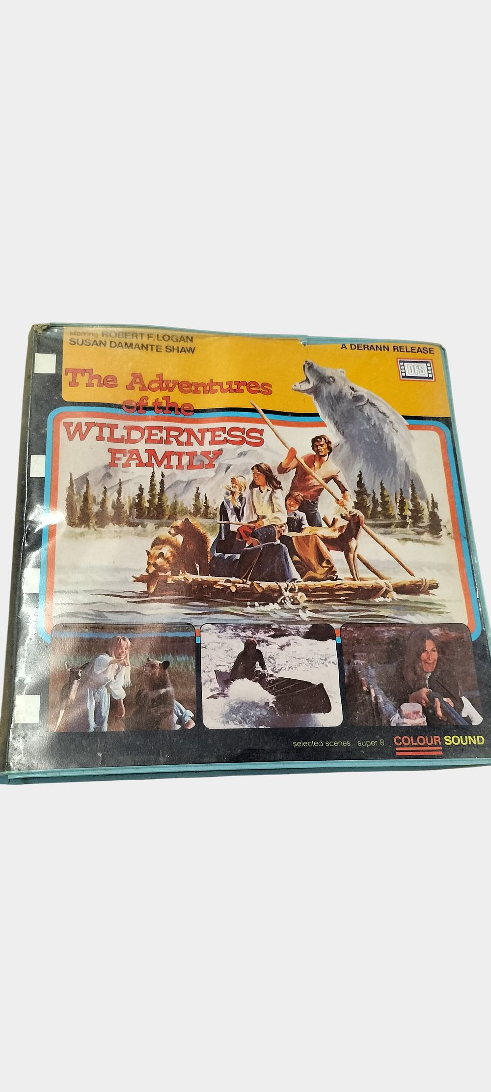Lot 406: Super 8 Colour Sound Film Selected Scenes The Adventures of the Wilderness Family Derann Release