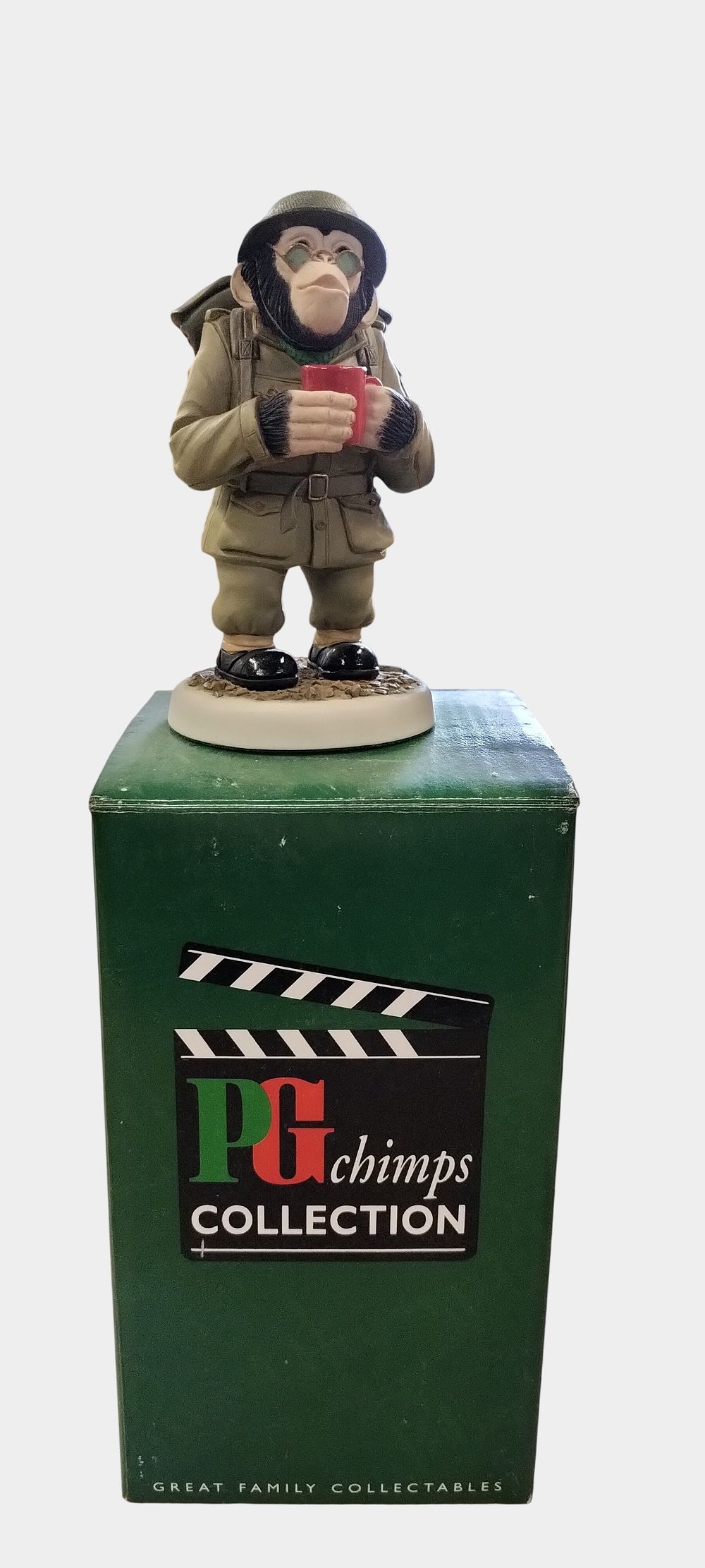 Lot 458: Robert Harrop The PG Chimps Collection Tommy Gunn Figurine PG013 Boxed