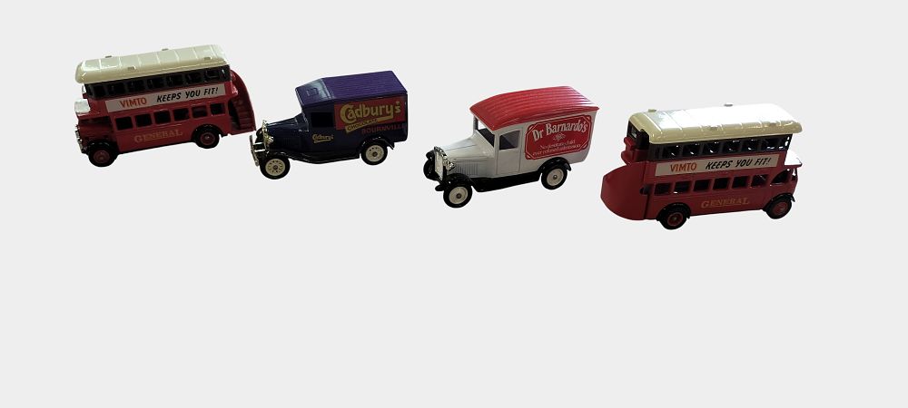 Lot 491: Four Lledo Days Gone and Promotional Series Die-Cast Model Vehicles