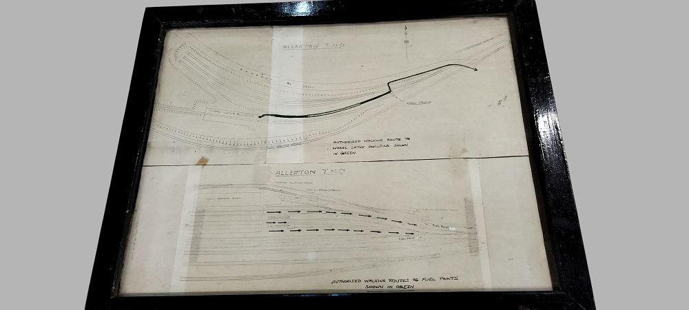 Lot 357: A Framed Allerton Traction Maintenance Depot Technical Site Plans