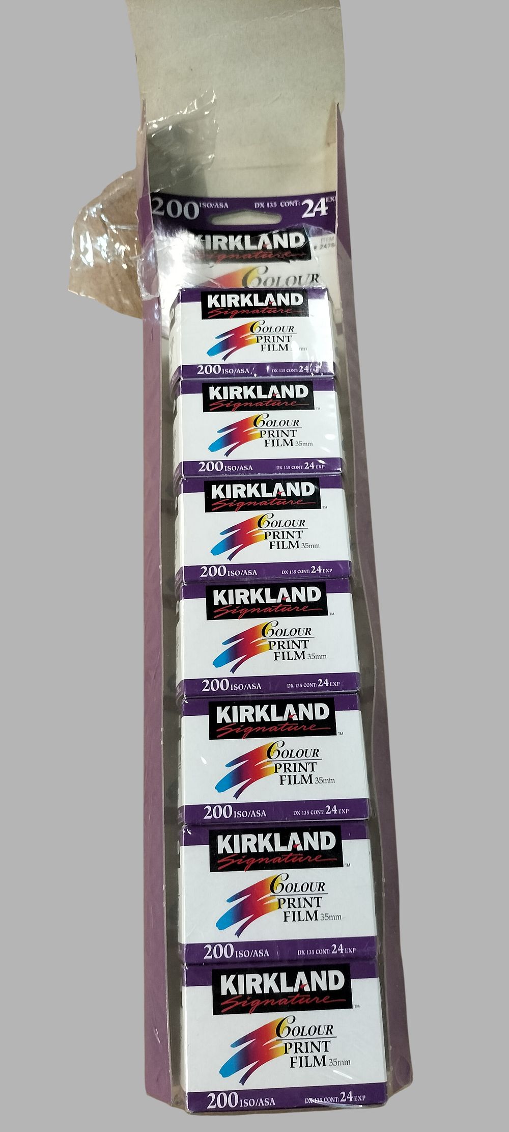 Lot 363: Seven Rolls of Kirkland Signature 35mm ISO 200 Colour Print Film by Agfa