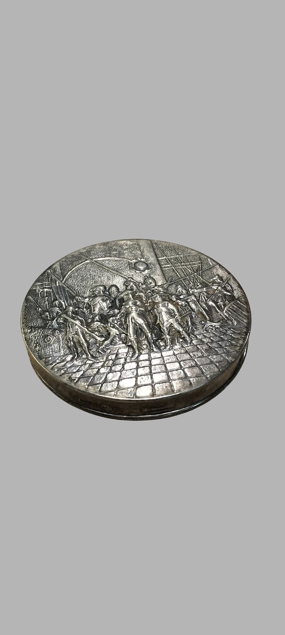 Lot 378: A Hans Jensen Danish .830 Silver Powder Compact