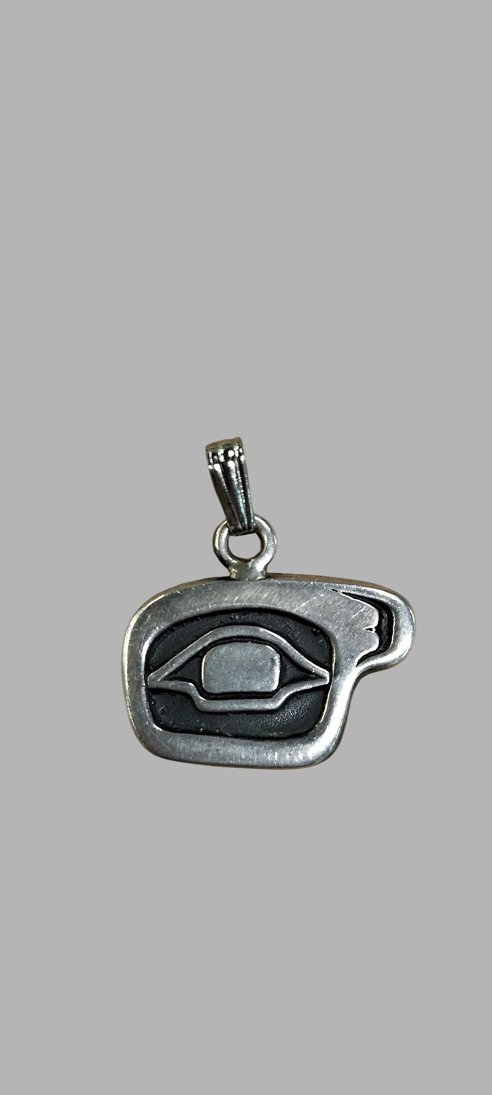 Lot 393: Boma Sterling Silver Pacific Northwest Coast Style Bear Pendant